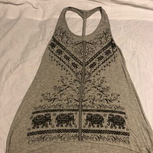 Flowy tribal tank